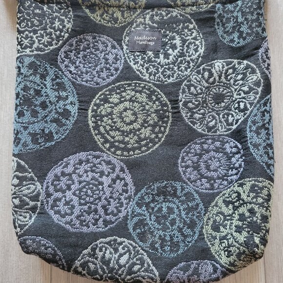 Tapestry Shoulder Bag With Adjustable Strap By Madison Handbags - Picture 2 of 8